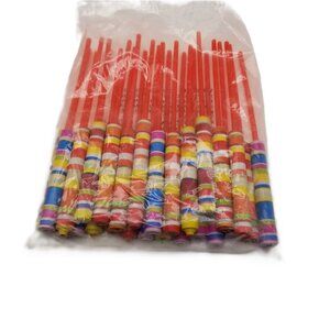 26 Chinese Paper Yo Yo Flick Toy Party Favor Kids Toy 8in Multicolor Lot